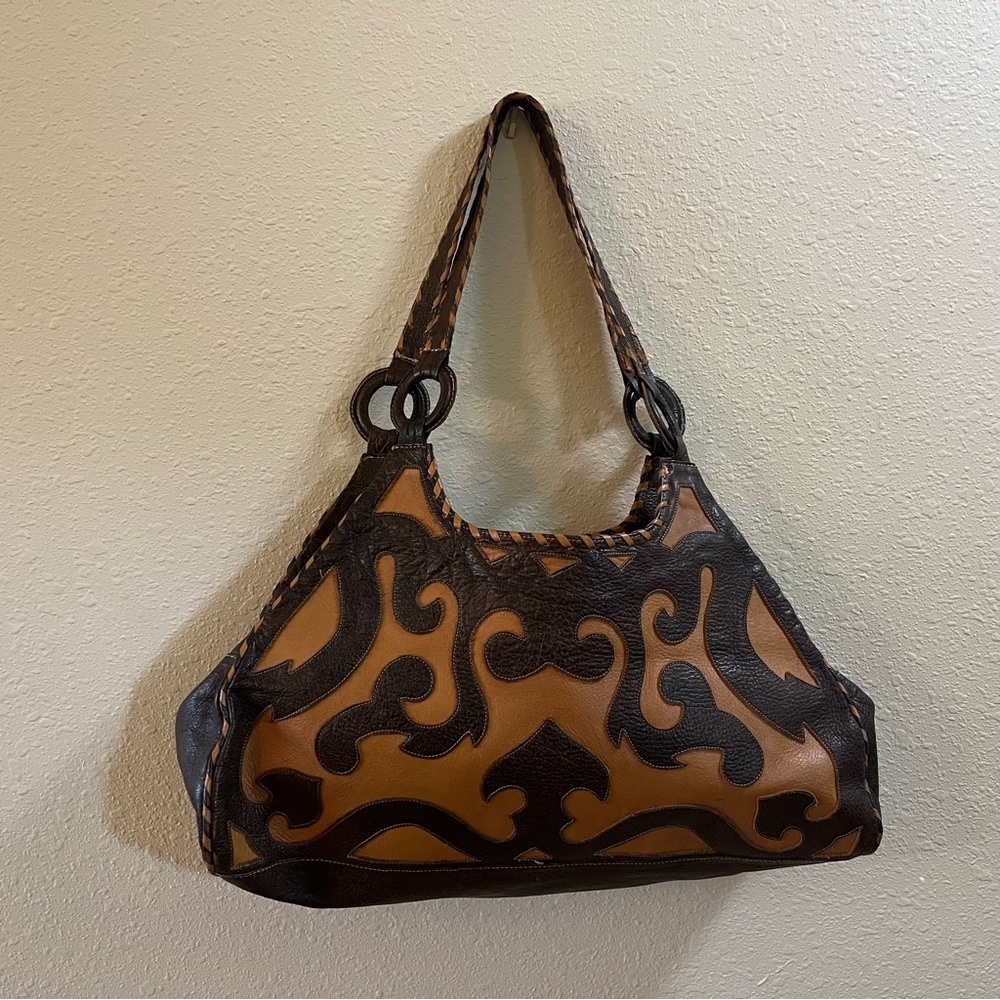 Leather Western Shoulder Bag